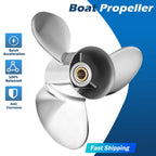 15 x 21 Stainless Steel Boat Propeller for Mercury (90-300HP) 15 Spline, RH