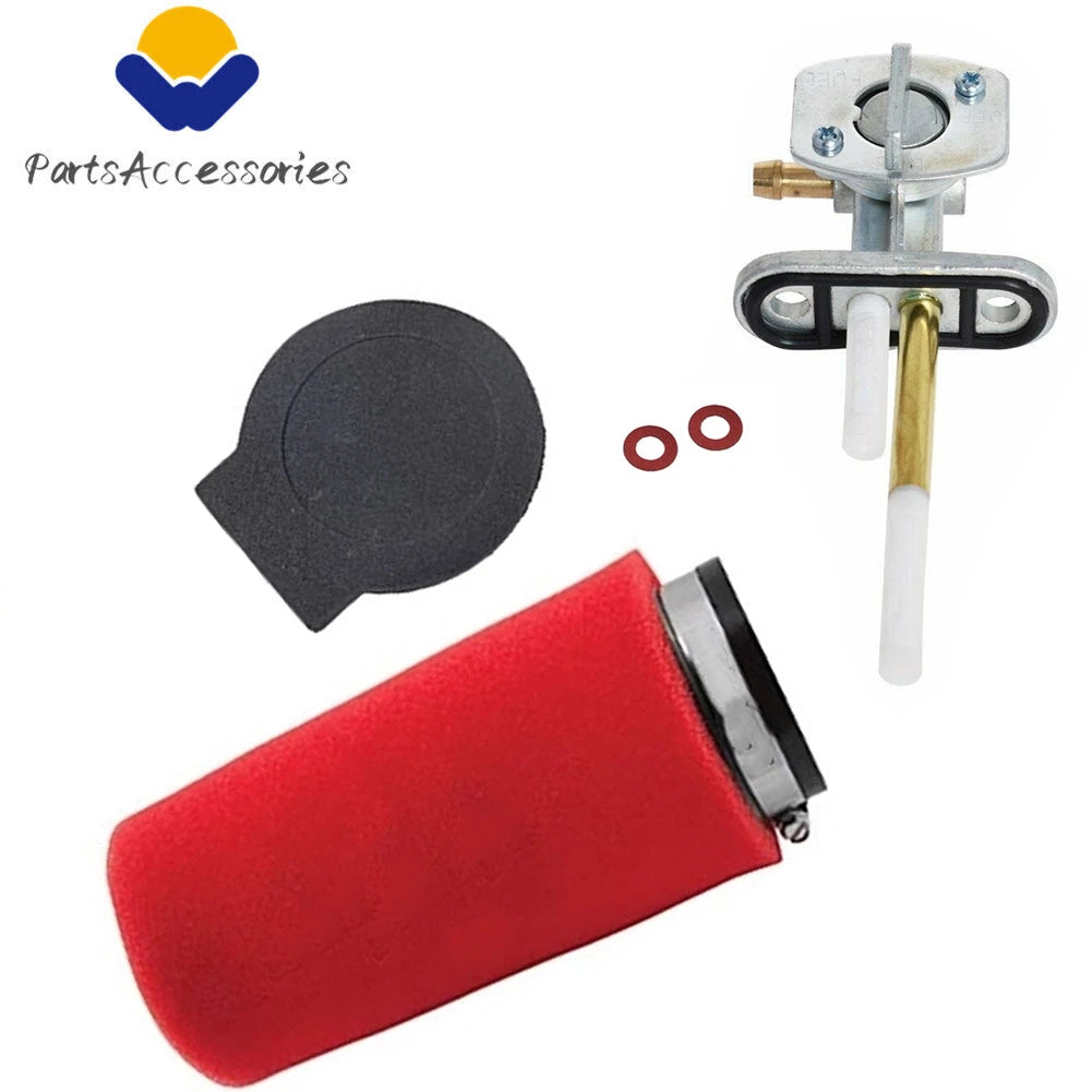 Fuel Petcock Switch Valve & Air Filter for Yamaha Warrior 350 (1987–2004)