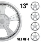 Set of 4 Wheel Covers for R13 Tires