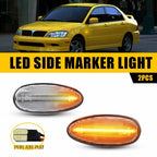 Set of 2 Front Side Marker Turn Signal Lights for Mitsubishi Lancer (2002–2006)