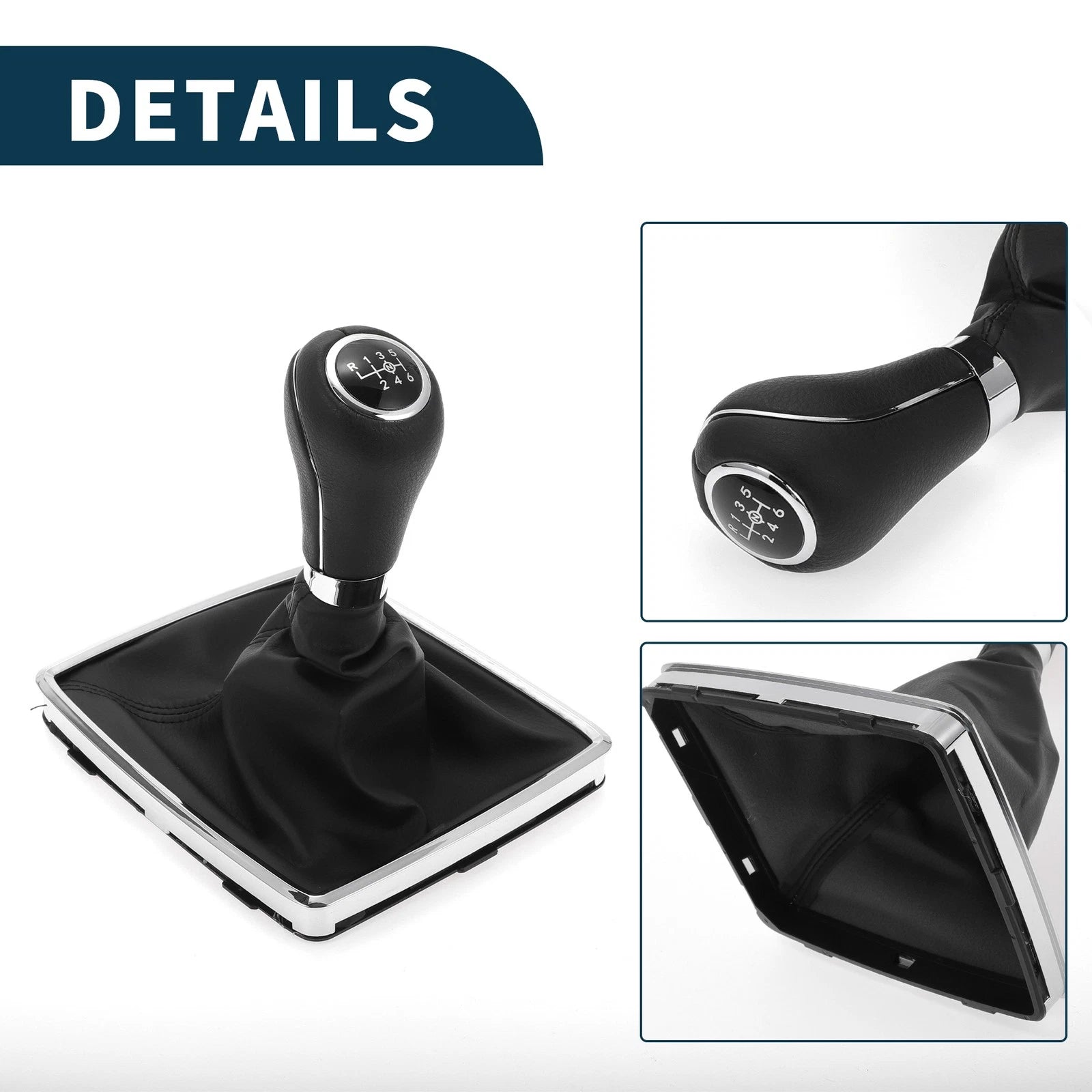 6 Speed Gear Shift Knob with Cover for Mercedes-Benz C-Class (2007–2021)