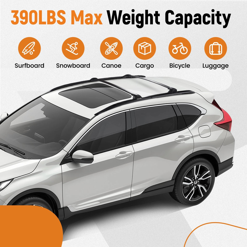 Set of 4 Cross Bar Roof Rack Kit for Honda CR-V (2017–2022)