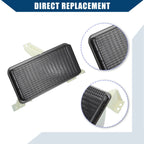 Pair of Park Signal Lens Covers for Chevrolet Pickup (1983–1985) Black