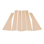 6 x Pillar Post Door Window Trim Covers for Honda CR-V 2017-2022