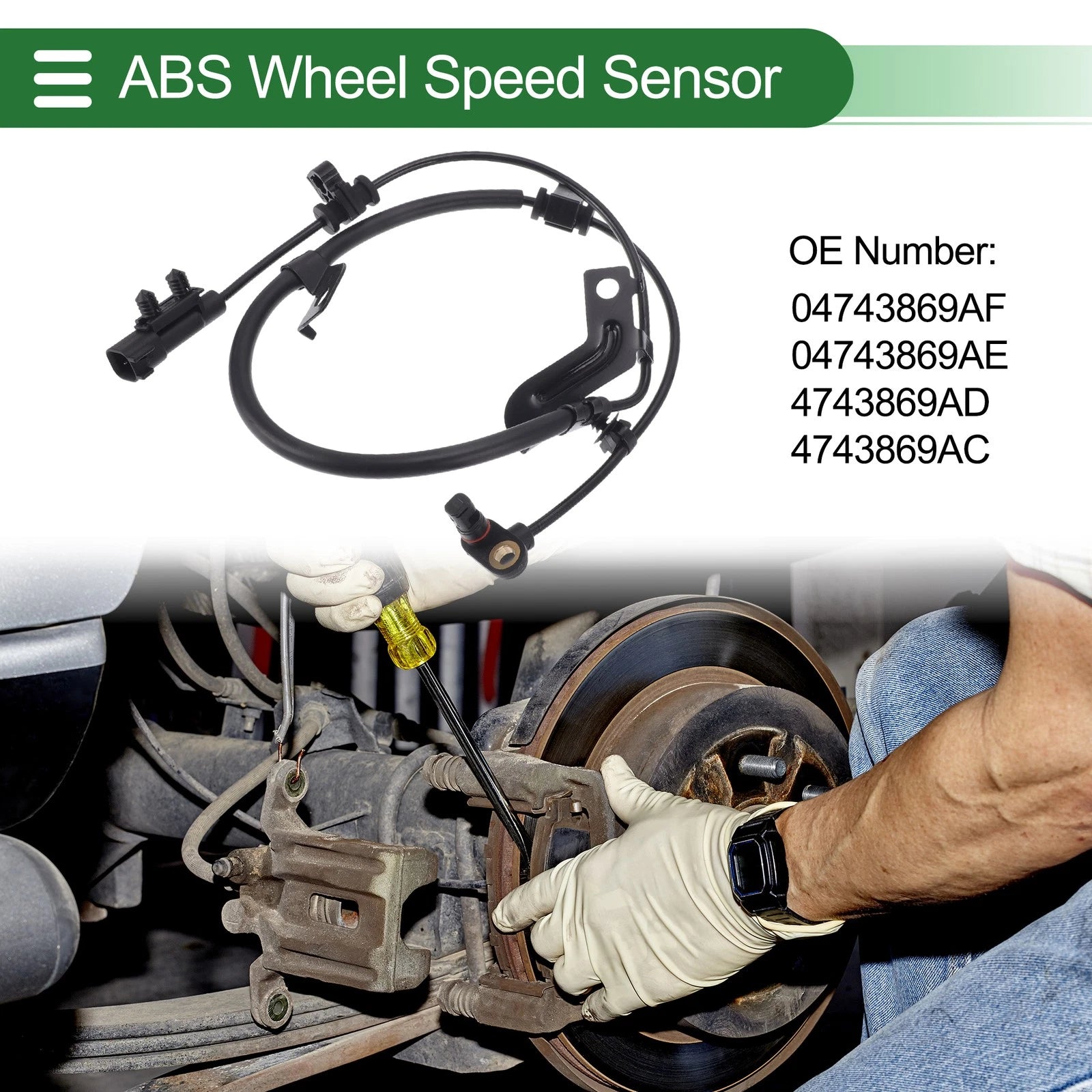 ABS Wheel Speed Sensor No. 04743869AF for Dodge Journey (2009–2020)