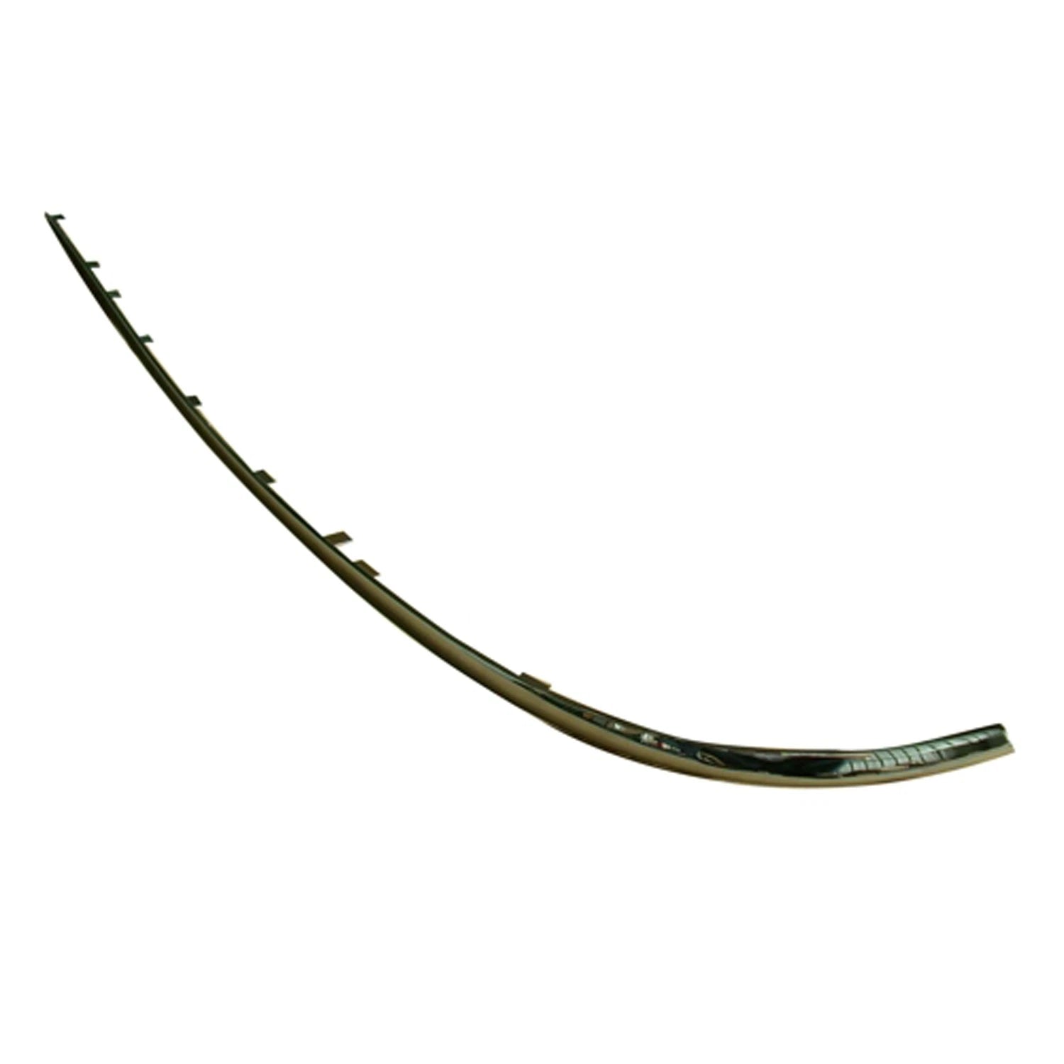 Replacement Chrome Plastic Passenger Side Rear Outer Bumper Molding