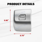 Rear Left Power Window Master Switch Repair Button Cap for Benz C-Class (2015-2021)