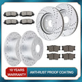 Brake Rotors + Pads for Toyota RAV4 Lexus HS250H (2006–2018)