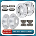 Brake Rotors + Pads for Toyota RAV4 Lexus HS250H (2006–2018)