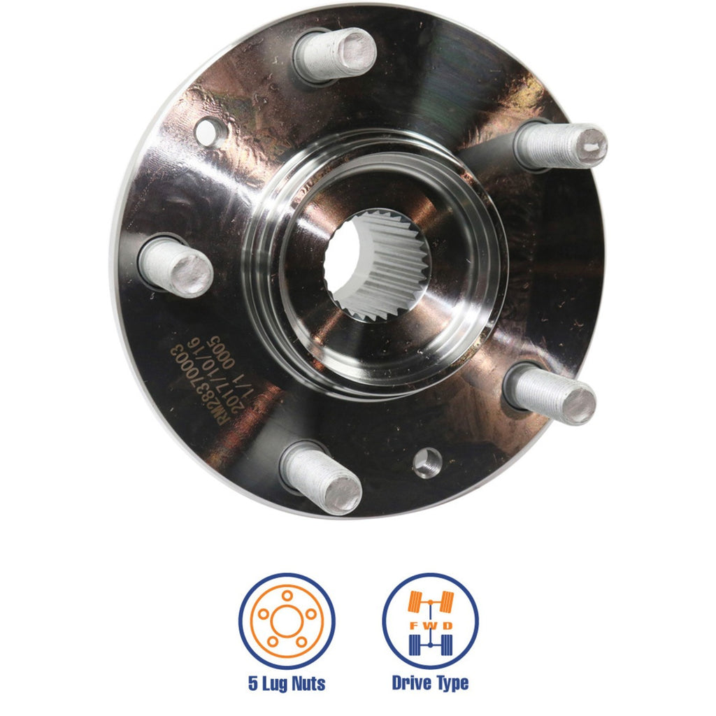 Wheel Hubs for Mazda 6 (2003–2013) Front Driver and Passenger Side