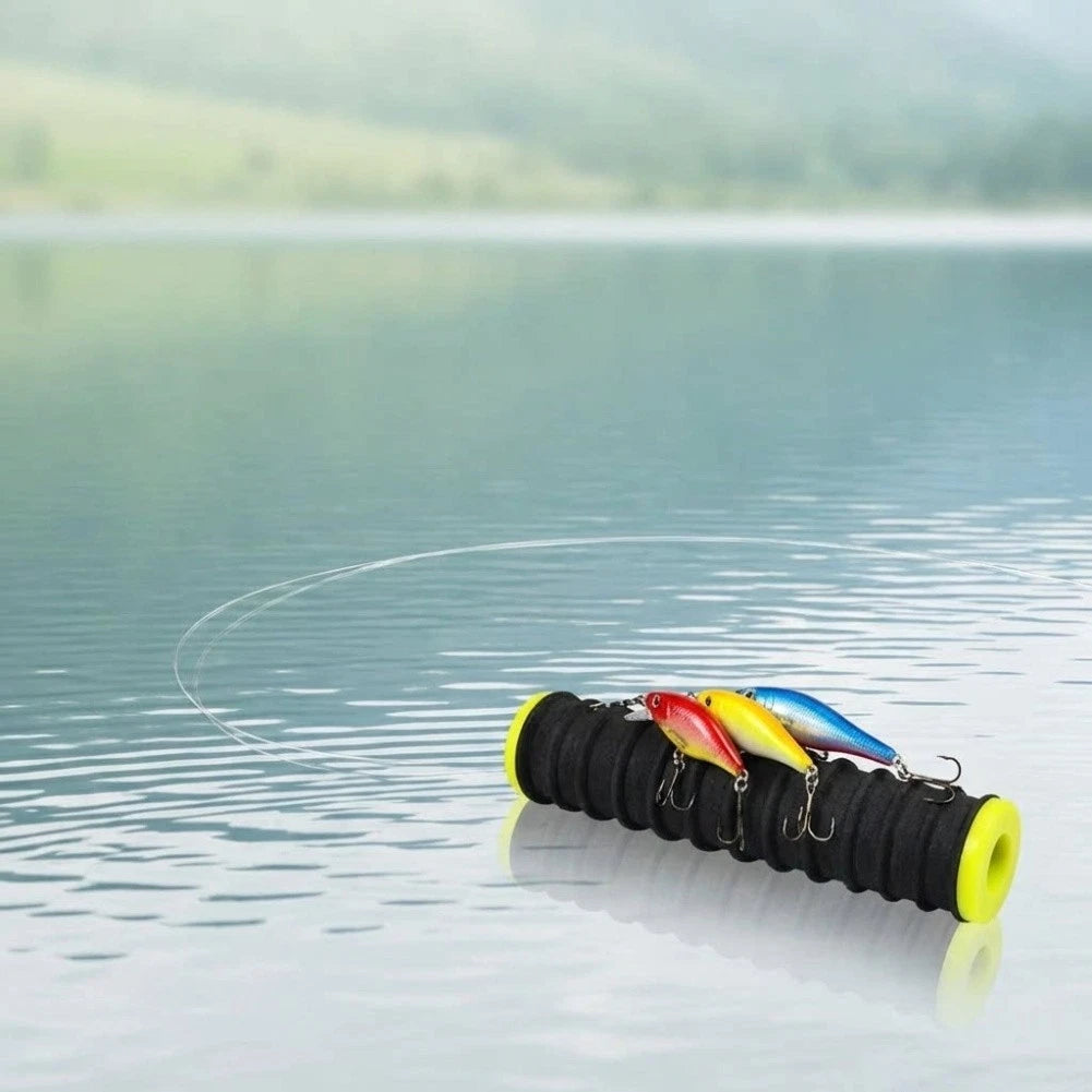 Fishing Line Spooler with EVA Foam Base Reel Winder (4.5 x 20cm)