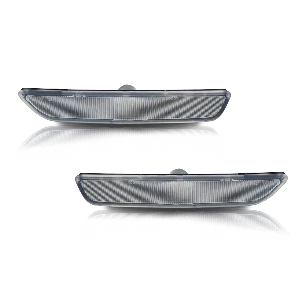 Clear Lens Front Bumper Side Marker Light for Ford Mustang (2010–2014)