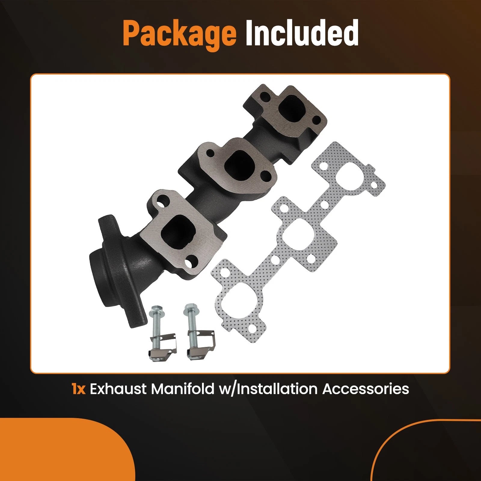 Exhaust Manifold with Gaskets for Dodge Dakota 3.7L (2004–2011)