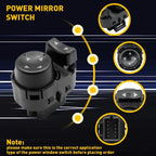 Mirror Switch for Chevy Impala HHR (2000–2015) LH