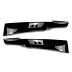 Front Bumper Lip Corner Splitters for BMW E90 E91 LCI M-Tech (2009–2013) Gloss Black