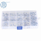 150 Pack Aluminum Rivet Nut Kit for Standard Inch SAE (Imperial)