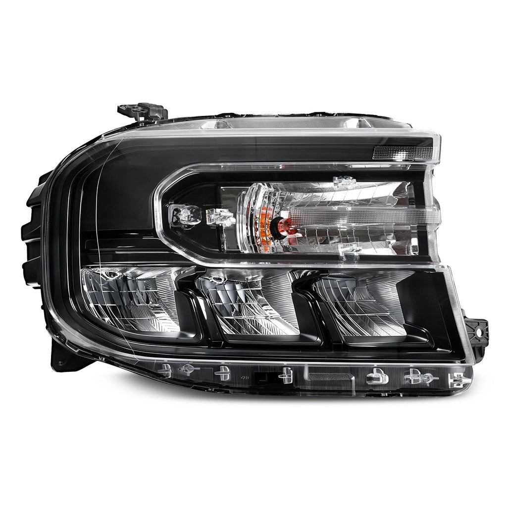 Set of 2 Black LED Headlights for Ford Maverick XL XLT (2022–2024)