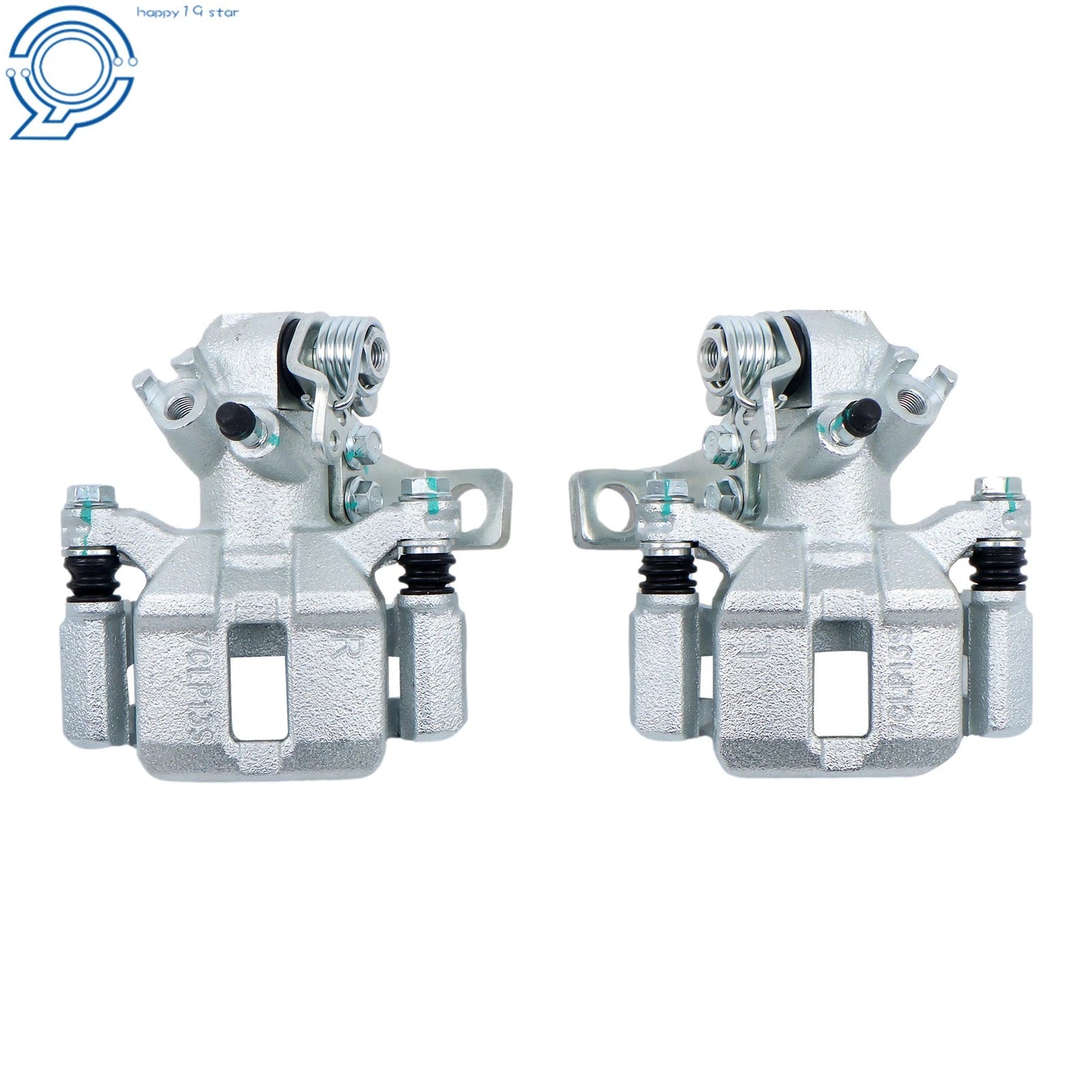 Set of 2 Rear Brake Calipers 19-B1557 for Acura Integra (94–01) & Honda Civic (92–00)