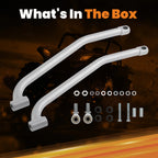 Pair Lower High Max Clearance Radius Bar Kit for Polaris RZR 1000 XP (2014)