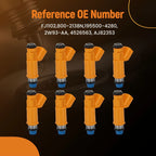 Set of 8 Fuel Injectors for Land Rover LR3 V8 4.4L (2005–2009)