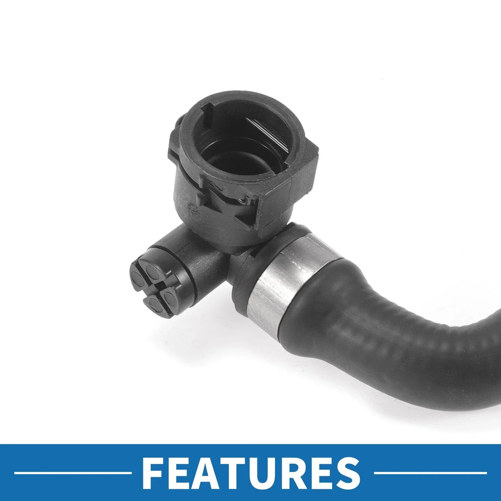 Engine Radiator Hose for BMW 228i 2.0L Rubber Black (2014 - 2016)