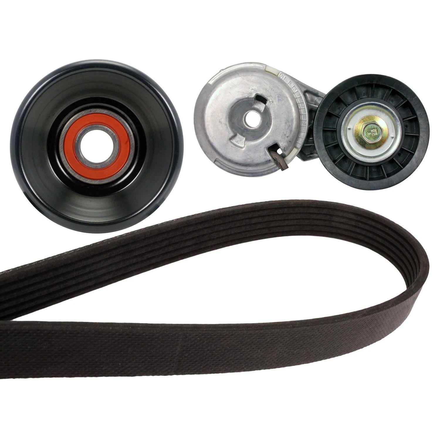 Drive Belt Idler Pulley Tensioner Kit for Ford B4000 Explorer Ranger (1998–2001)