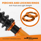 Coilover 24-Way Adjustable Damper Shocks Struts Kit for Lexus LS400 (1990–1994)