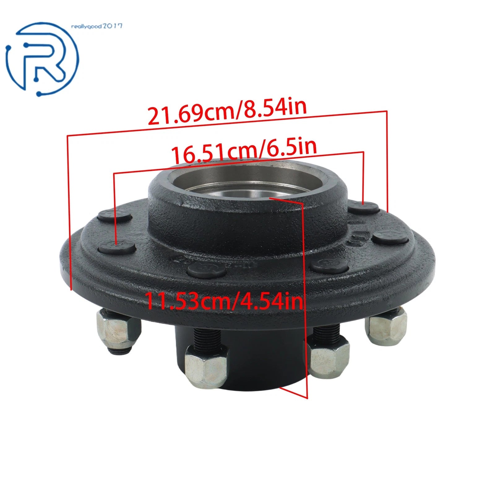 Set of 2 Trailer Hub Kits for Aelx 7000lbs (Fits 8 x 6.5")