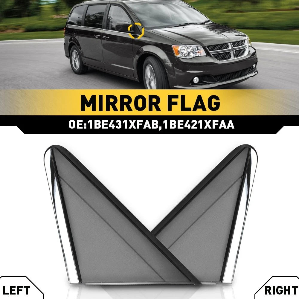 Passenger Side Mirror Flag Molding for Dodge Grand Caravan (2008–2011)