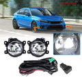 LED Front Bumper Fog Lights for Honda Civic Sedan (2017–2021) Pair
