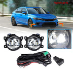 LED Front Bumper Fog Lights for Honda Civic Sedan (2017–2021) Pair