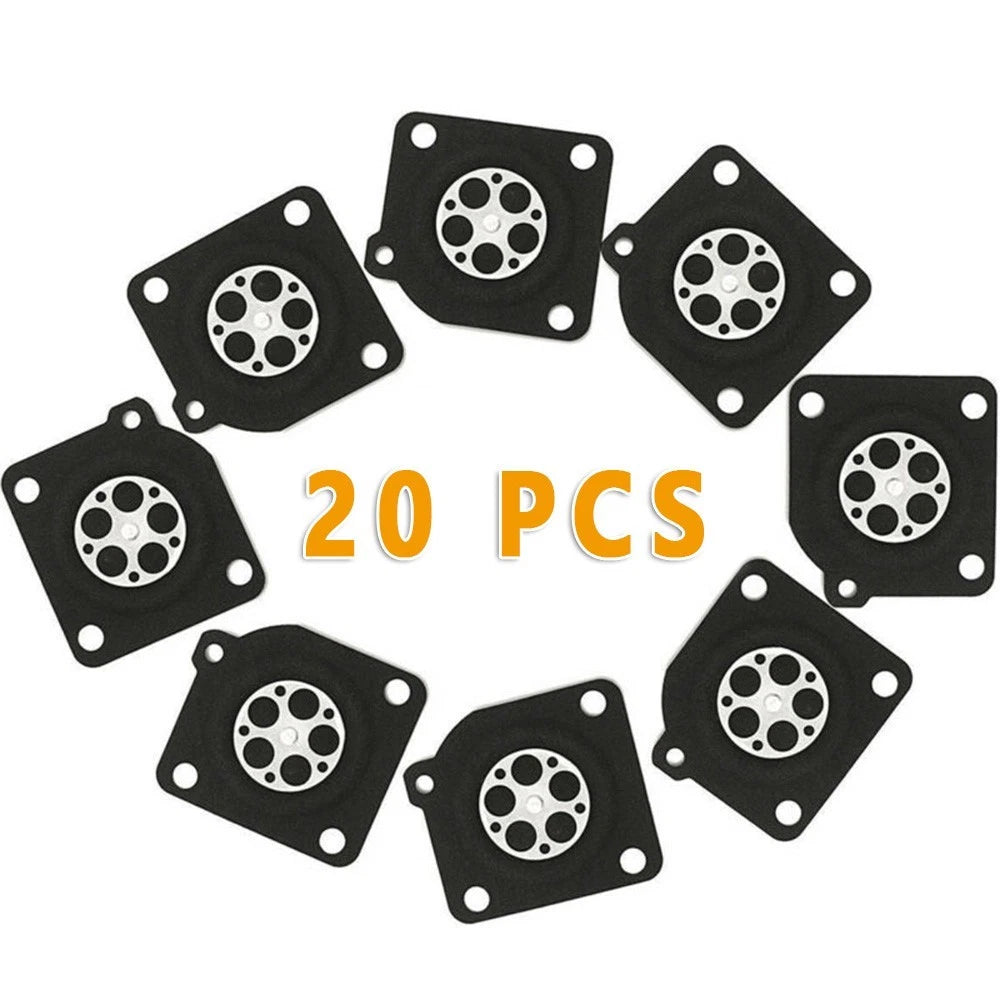 20pc Carburetor Metering Diaphragm Repair Kit for Zama C1U (A015010)