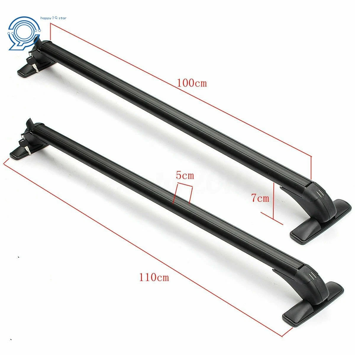 Adjustable Aluminum Roof Rack Cross Bar Carrier for Make Model