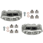 Set of 2 Front Left & Right Brake Calipers w/Bracket for Ford F-150 (2012–2020) 18-B5404