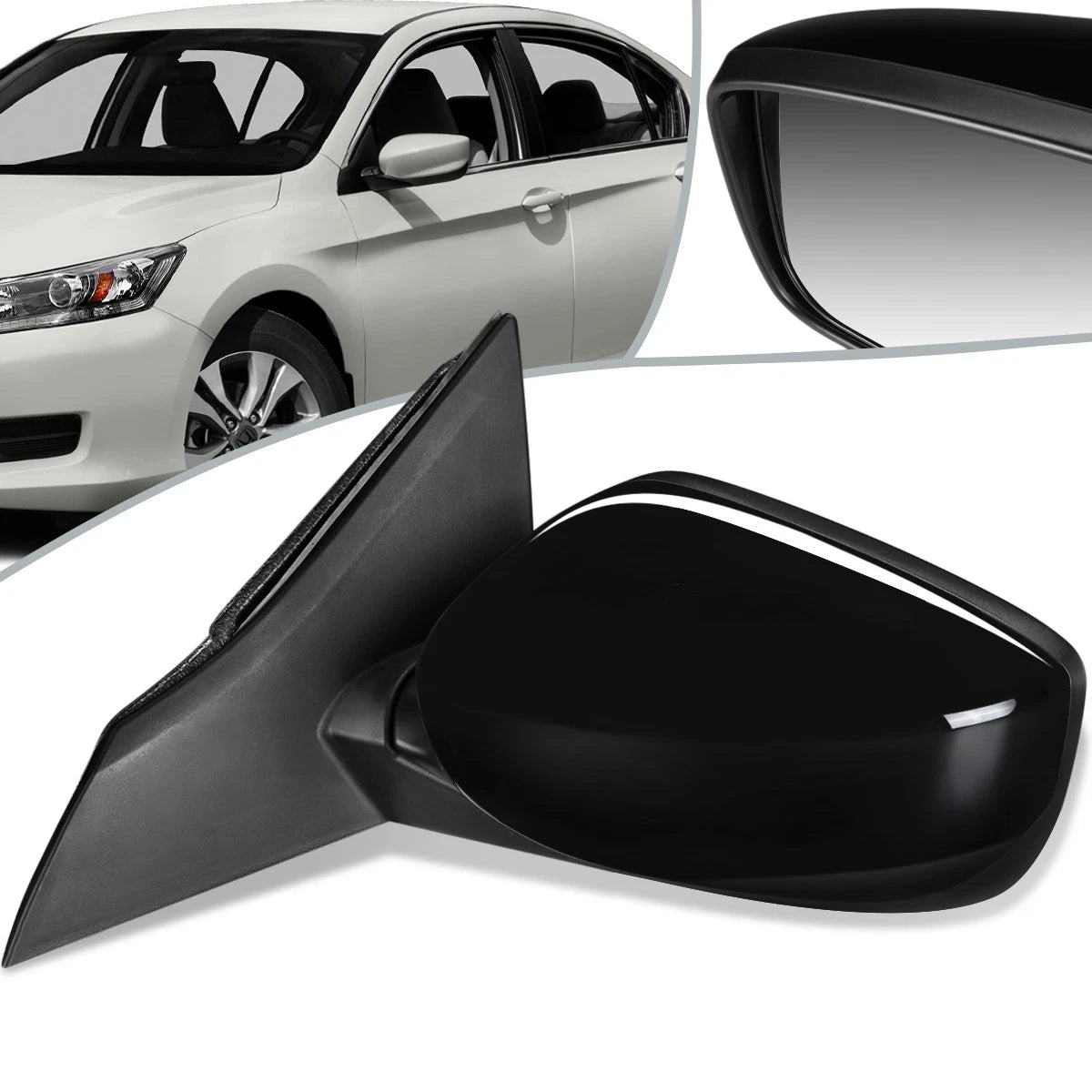OE Style Powered Side View Door Mirror Left for Honda Accord (2013–2017) HO1320272