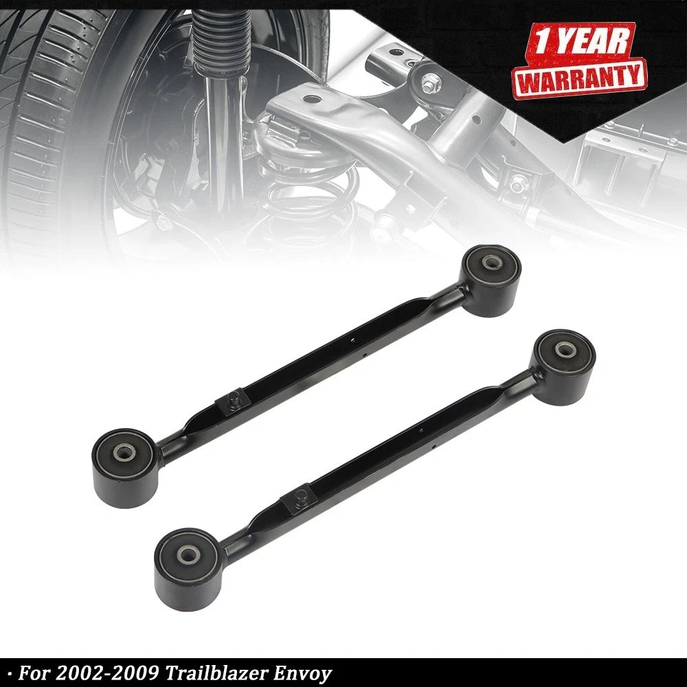 2X Rear Upper Lower Trailing Control Arm Kit for Trailblazer Envoy (2002–2009)