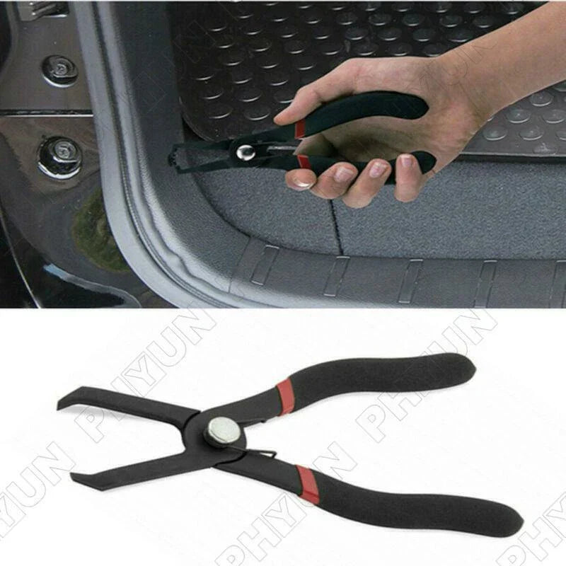 30�� Offset Push Retainer Pin Pliers for Plastic Rivet Center Panel Clip