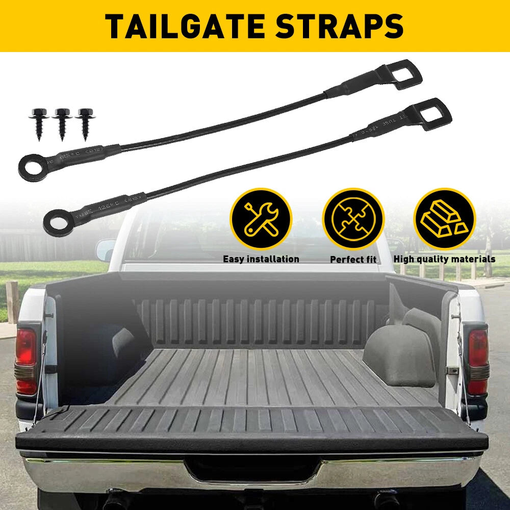 Set of 2 Rear Tailgate Cables for Toyota Tacoma (1995–2004)