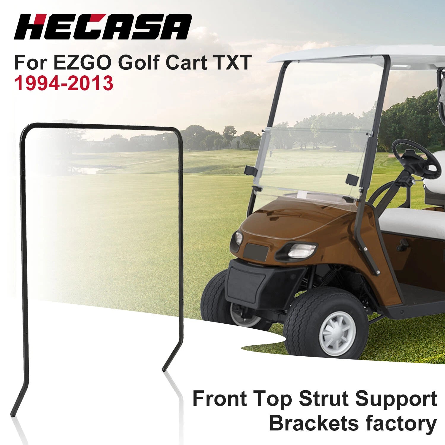Front Strut Roof Top Support Brackets for EZGO Medalist/TXT (1994–2013)