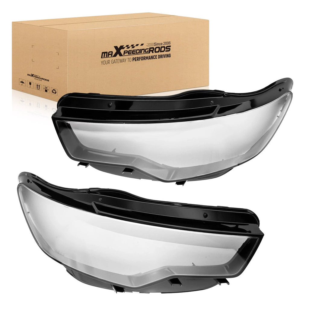 Clear Headlight Lens Covers for Audi A6 C7 (2012-2018)