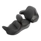 Seat Backrests Pad for Harley Road Glide (2014–2023) Black/Brown