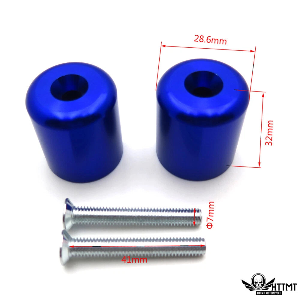 Blue Hand Bar End for Suzuki GSXR 600 750 1000 GSX1300R Hayabusa (1999–2012)