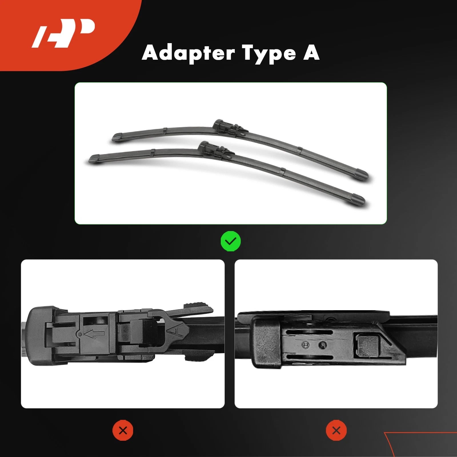 2X Front 22" & 21" Windshield Wiper Blades for Ford Maverick (2022–2024)