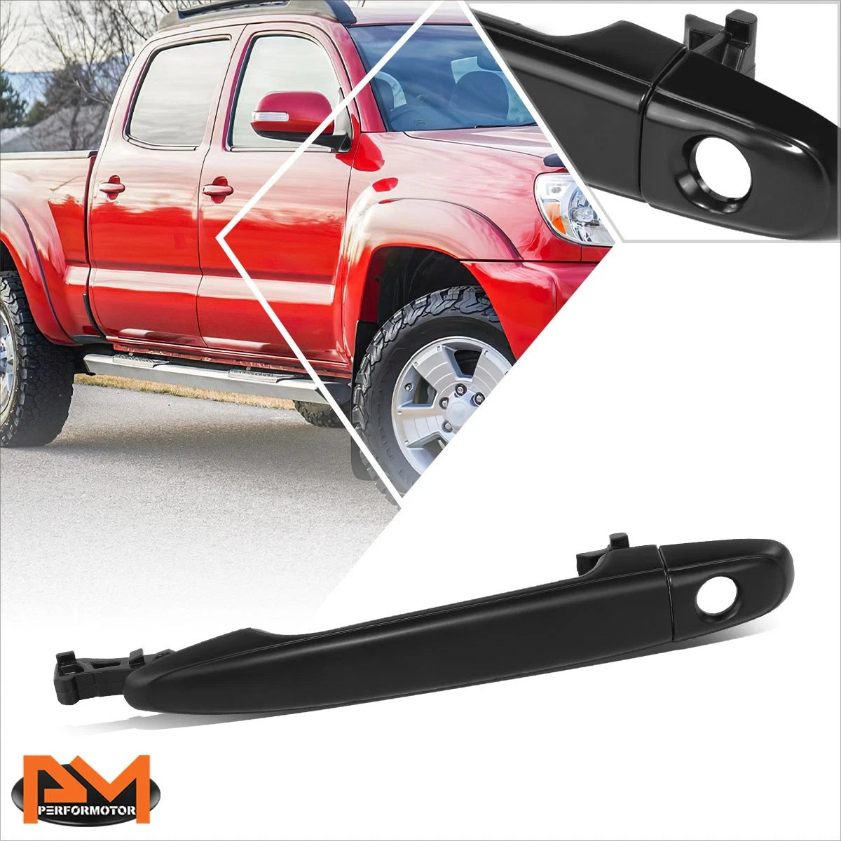 Left Side Manual Adjust Glass Mirror for Ford F150/Mark LT (2004–2014)
