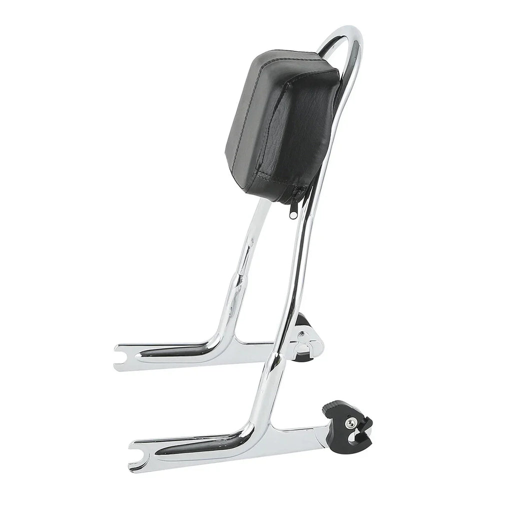 Chrome Detachable Sissy Bar Backrest for Harley Softail Fat Boy (2000-2017)