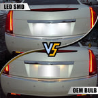 2X Full LED License Plate Light for Cadillac CTS Sedan (2008–2010)