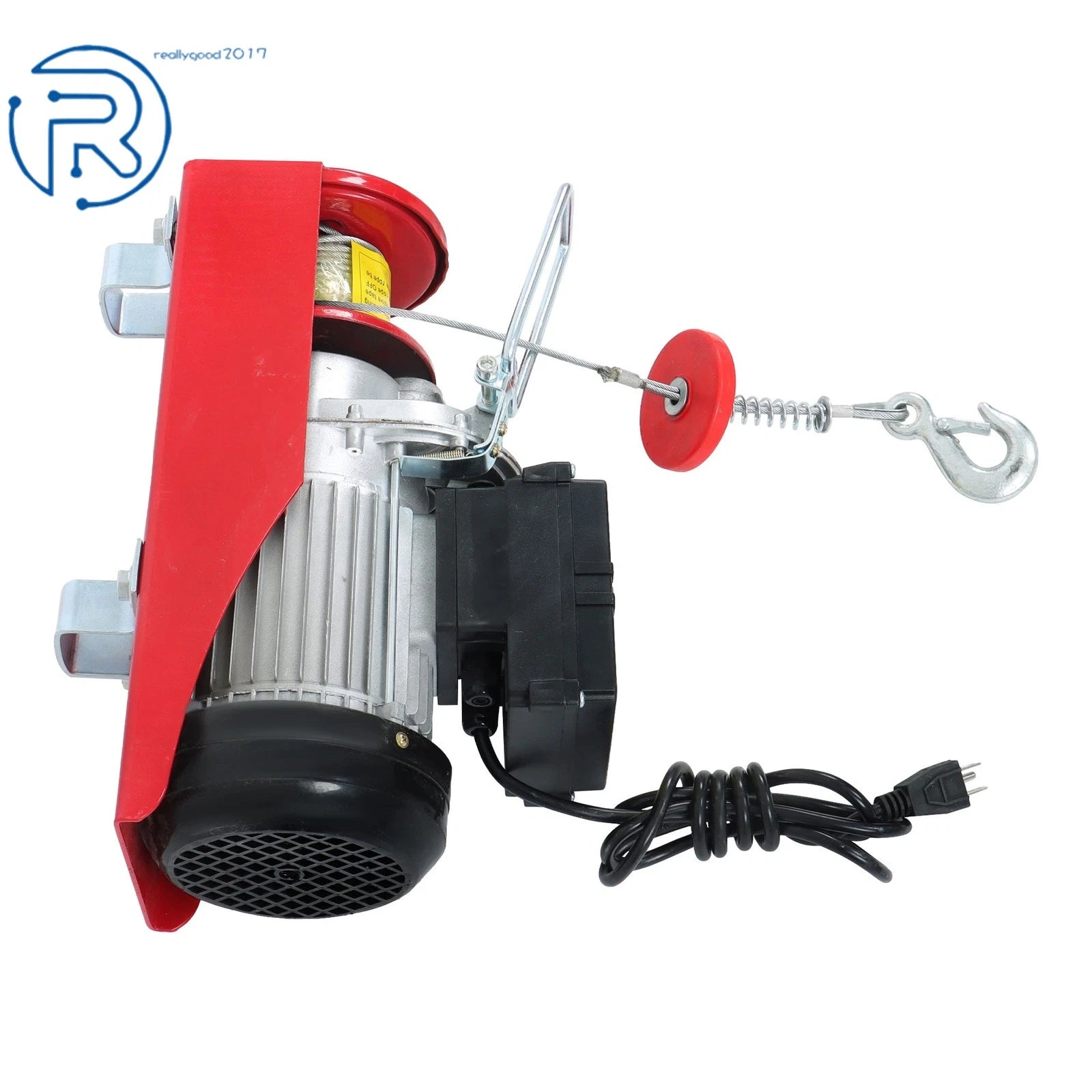 Electric Hoist 1320lbs with Wireless Remote Control for Lifting (110V)