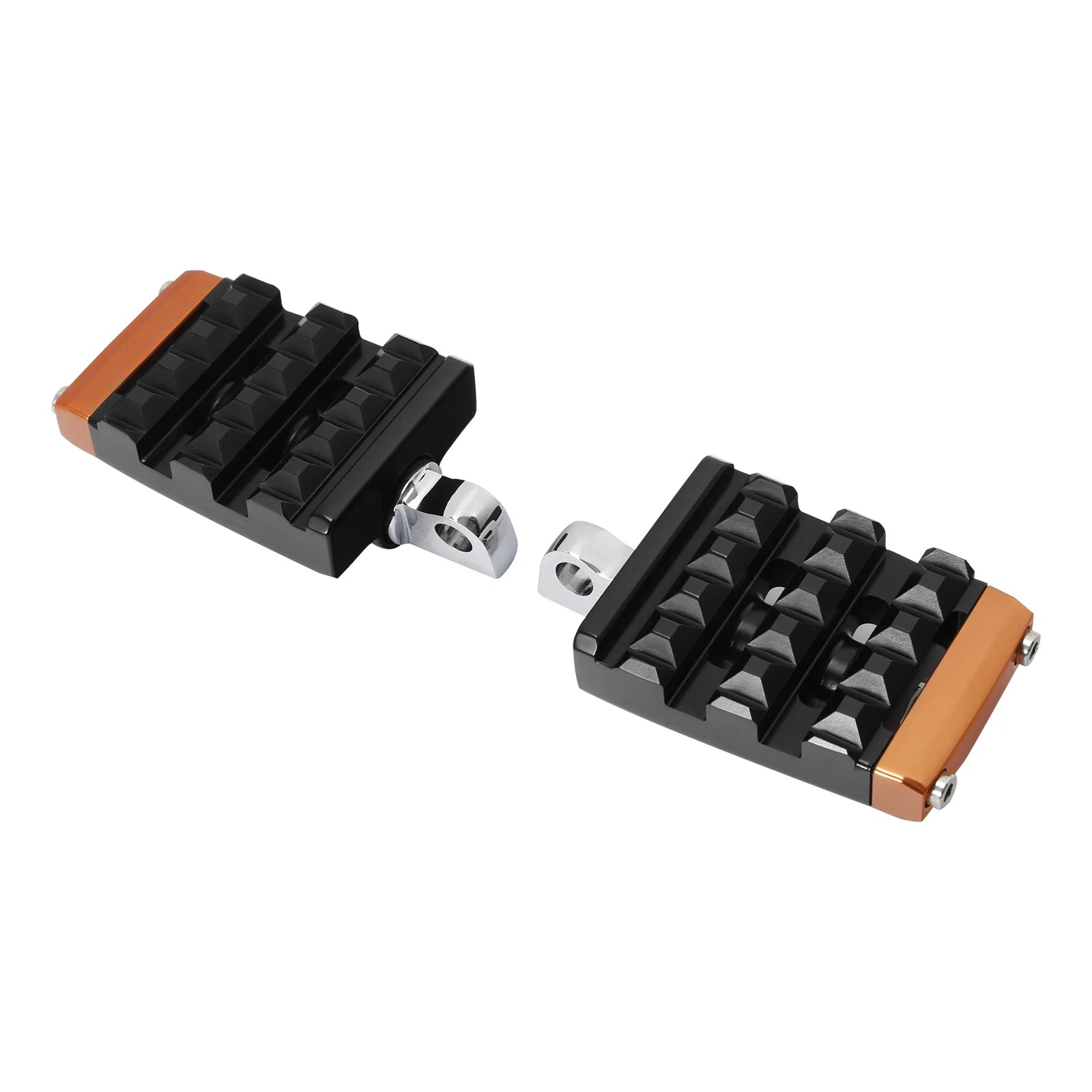 Black Passenger Footpegs Rest for Harley Touring Electra Road Glide (2014–2023)