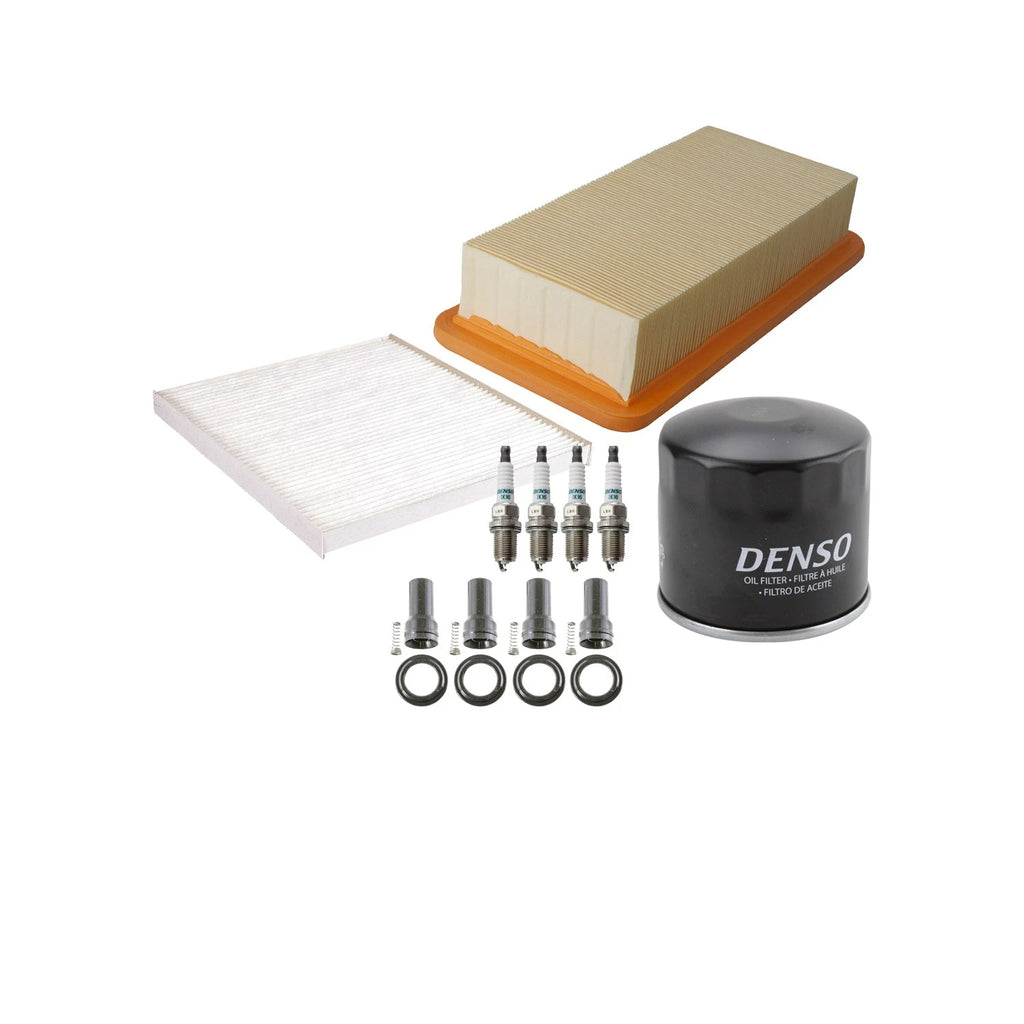 Tune Up Kit 4 Spark Plugs & Boots for Kia Rio5 1.6L L4 (2006–2011)