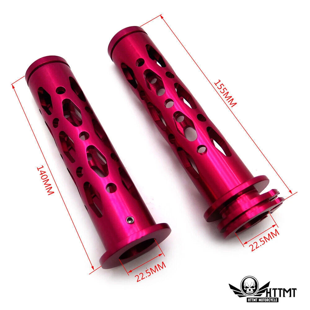 22mm Handlebar Hand Grips 7/8" for Harley Honda Suzuki Kawasaki